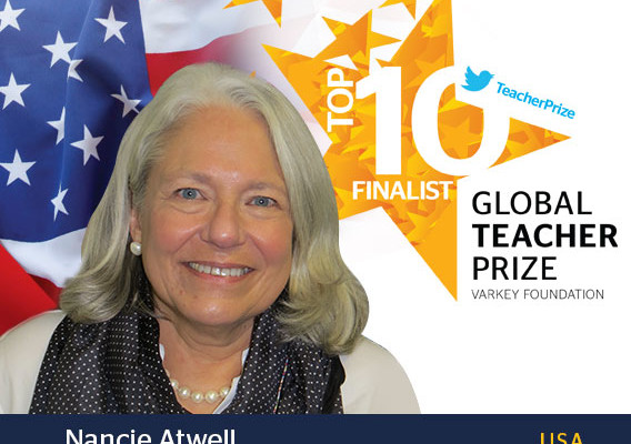L&#39;americana <b>Nancie Atwell</b> vince il Global Teacher Prize il Premio “Nobel” ... - GTP-Nancie-USA-568x400