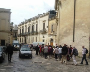 Foto Centro Storico Lecce con turisti