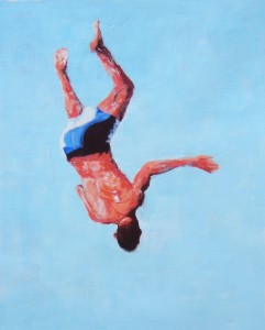 Francesco Sisinni, Senza titolo, 2015,olio su tessuto,50x40cm